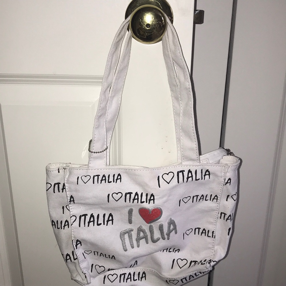 White purse from Italy